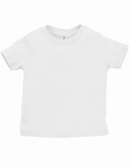 Rabbit Skins Baby T-Shirt aus ringgesponnener Baumwolle, White 6 Monate, LA3322
