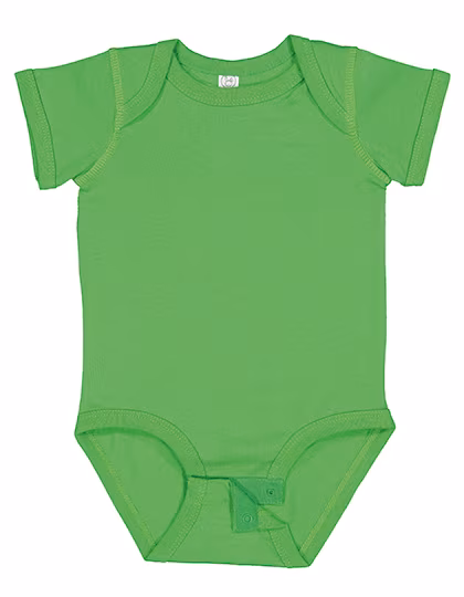 Rabbit Skins Feinjersey Kurzarm-Bodysuit für Babys, White 18 Monate, LA4424N