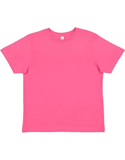 Rabbit Skins Jugend Fine Jersey T-Shirt 100% Baumwolle, Hot Pink XS (98-104cm), LA6101