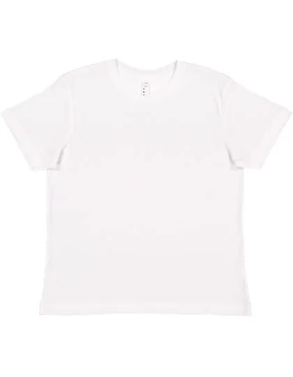 Rabbit Skins Jugend Fine Jersey T-Shirt 100% Baumwolle, White XL (146-152cm), LA6101