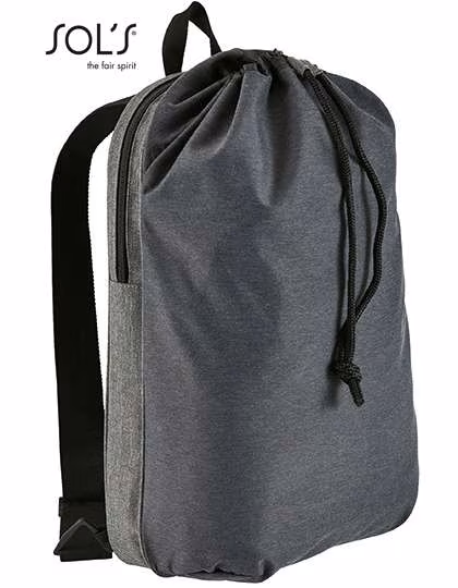 SOL´S Dual Material Rucksack Uptown 20L, Charcoal Melange 30,5 x 51 x 15 cm, LB02113