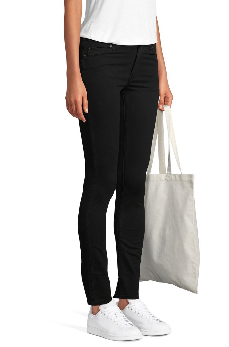 SOL´S Recycelte Baumwoll-Canvas Strandtasche, Black 38 x 42 cm, LB03829