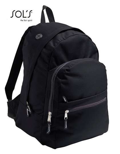 SOL´S Vielseitiger Rucksack Express mit Kopfhörerausgang, Black 33 x 43 x 17 cm, LB70200