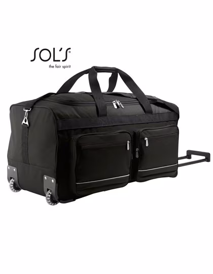 SOL´S Reisetasche Voyager mit Trolley-Funktion, Graphite 67 x 34 x 33 cm, LB71000
