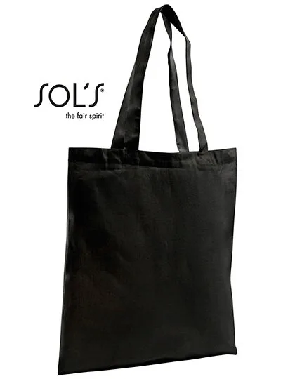 SOL´S Organic Shopping Bag Zen aus Bio-Baumwolle, Black 37 x 42 cm, LB76900