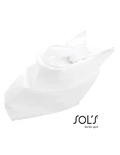 SOL´S Bandana White 62 x 62 x 80 cm (LC01198), LC01198