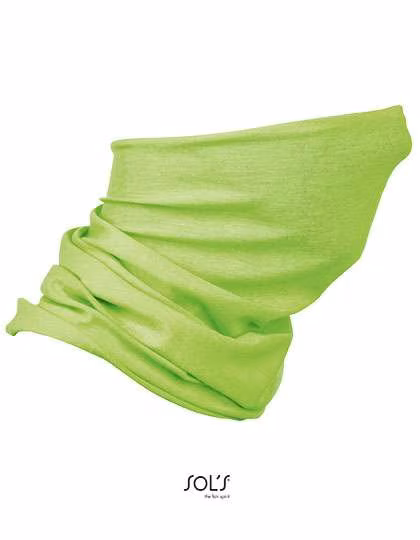 SOL´S Multifunktionaler Schlauchschal Bolt 100% Polyester, Apple Green 25 x 50 cm, LC03094