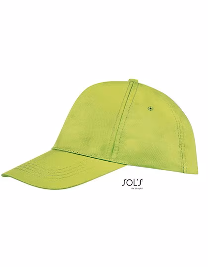 SOL´S Five Panel Cap Buzz mit Klettverschluss, Black One Size, LC88119
