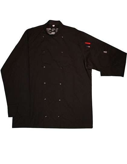Le Chef Giacca da Cuoco Executive con Sistema Staycool, Black 3XL, LF092