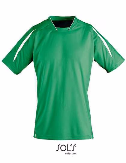SOL´S Sportliches Kinder T-Shirt Maracana 2 in, Bright Green/White 6 Jahre, LT01639