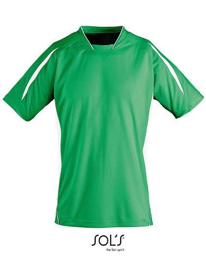 SOL´S Sportliches Kinder T-Shirt Maracana 2 in, Bright Green/White 6 Jahre, LT01639