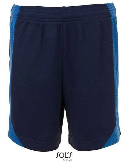 SOL´S Olimpico Contrast Shorts mit Mesh-Einsätzen, French Navy/Royal Blue XS, LT01718