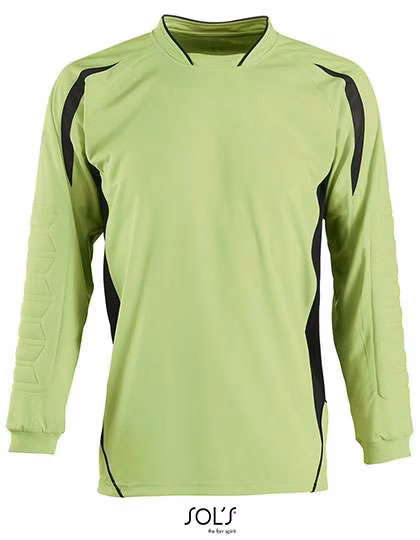 SOL'S Long-Sleeve Raglan T-Shirt with Elbow Padding, Apple Green/Black 6-8 Jahre, LT90209