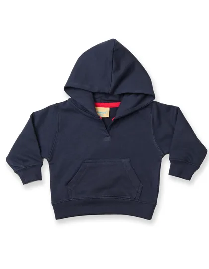 Larkwood Kapuzen-Sweatshirt mit Knopfleiste für Kinder, Navy 5-6 Jahre, LW002