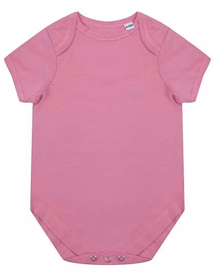 Larkwood Body in Cotone Biologico con Bottoni a Pressione, Bright Pink 0/3 Monate, LW655