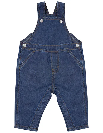 Larkwood Denim Dungarees with Adjustable Straps, Blue Denim 24/36 Monate, LW700