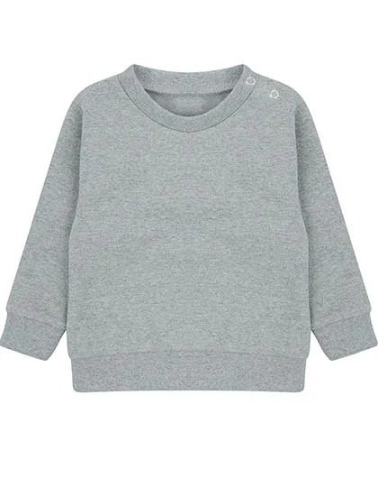 Larkwood Felpa Sostenibile per Bambini con Scollo a V, Heather Grey 3-4 Jahre, LW800