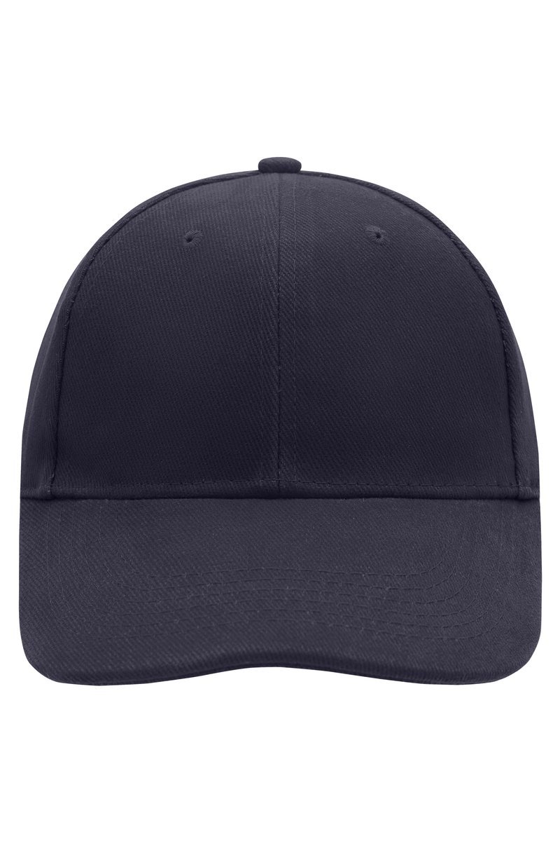 Myrtle beach Laminiertes 6-Panel Cap aus Baumwolle, Black One Size, MB016