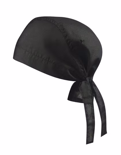Myrtle beach Cappello Bandana in Poliestere-Cotone, Black One Size, MB041