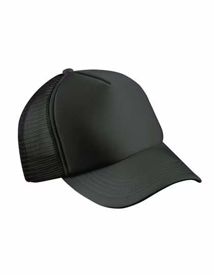 Myrtle beach 5-Panel Polyester Mesh Cap mit Klickverschluss, Black One Size, MB070