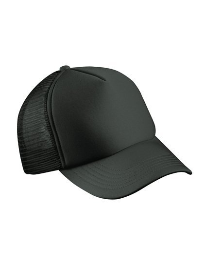 Myrtle beach 5-Panel Polyester Mesh Cap mit Klickverschluss, Black One Size, MB070