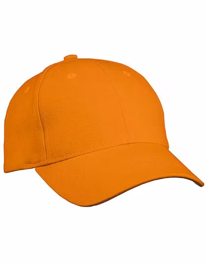 Myrtle beach 6 Panel Cap aus schwerer Baumwolle, Orange One Size, MB091