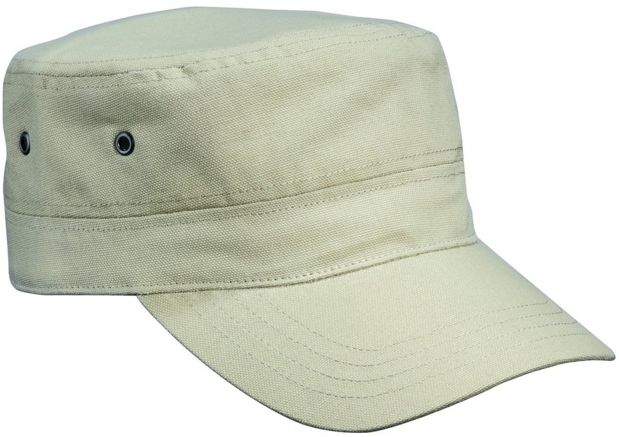 Myrtle beach Militär-Cap aus Baumwollcanvas mit Velcro, Anthracite One Size, MB095