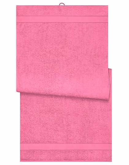 Myrtle Beach Telo Bagno in Cotone Biologico, Fuchsia 100 x 150 cm, MB445