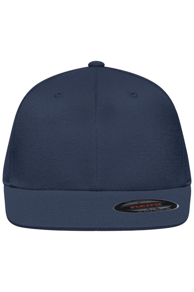 Myrtle beach 6 Panel Flexfit Cap mit flachem Schirm, Black L/XL (58/59 cm), MB6184