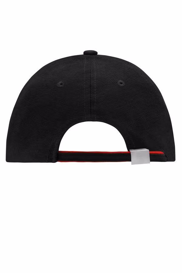 Myrtle beach 6-Panel Double Sandwich Cap Baumwolle, Azur/White One Size, MB6197