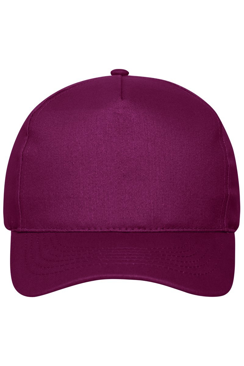 Myrtle beach Nachhaltige 5 Panel Cap Bio-Baumwolle, Black One Size, MB6237