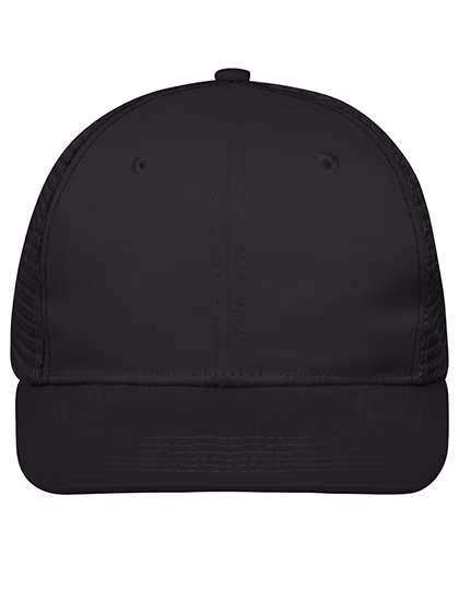 Myrtle beach 6-Panel Mesh Cap with Flat Peak, Red/Red One Size, MB6240