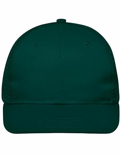 Myrtle beach 6-Panel-Mesh-Mütze mit flachem Schirm, Dark Green/Dark Green One Size, MB6240