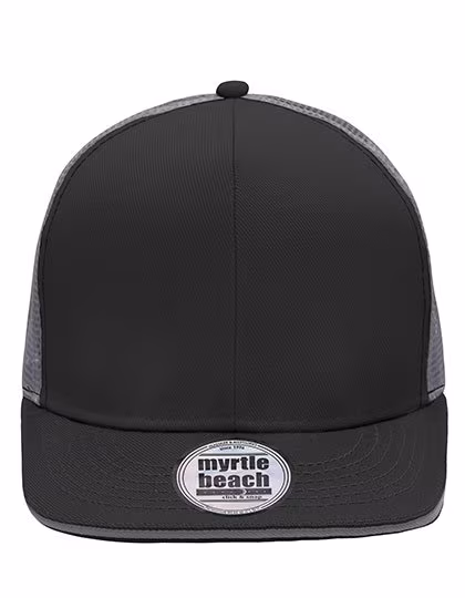 Myrtle Beach Casquette Pro mesh 6 panneaux, White/Magenta One Size, MB6635