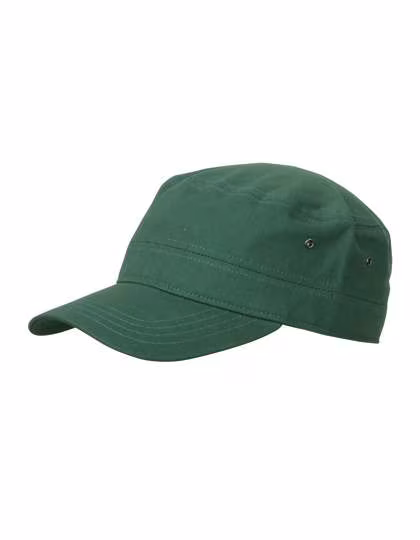 Myrtle beach Military Cap mit Velcro-Verschluss für Kinder, Dark Green One Size, MB7018