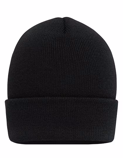 Myrtle beach High Brim Strickmütze aus Polyacryl, Black One Size, MB7139