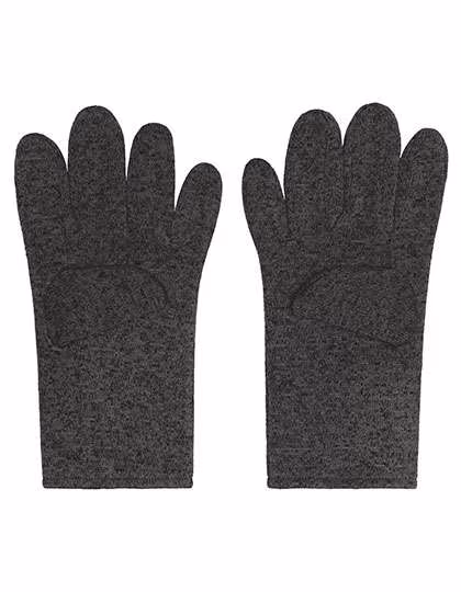 Myrtle beach Fleece-Handschuhe in Melangeoptik 2023, Grey Melange L/XL, MB7402