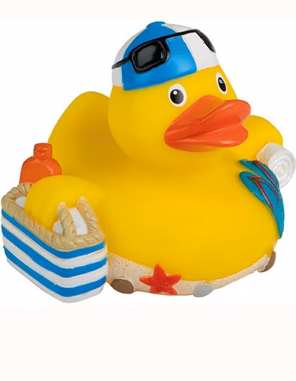 Mbw Schnabels® Quietsche-Ente im Strandoutfit, Standard 80 mm, MBW131228