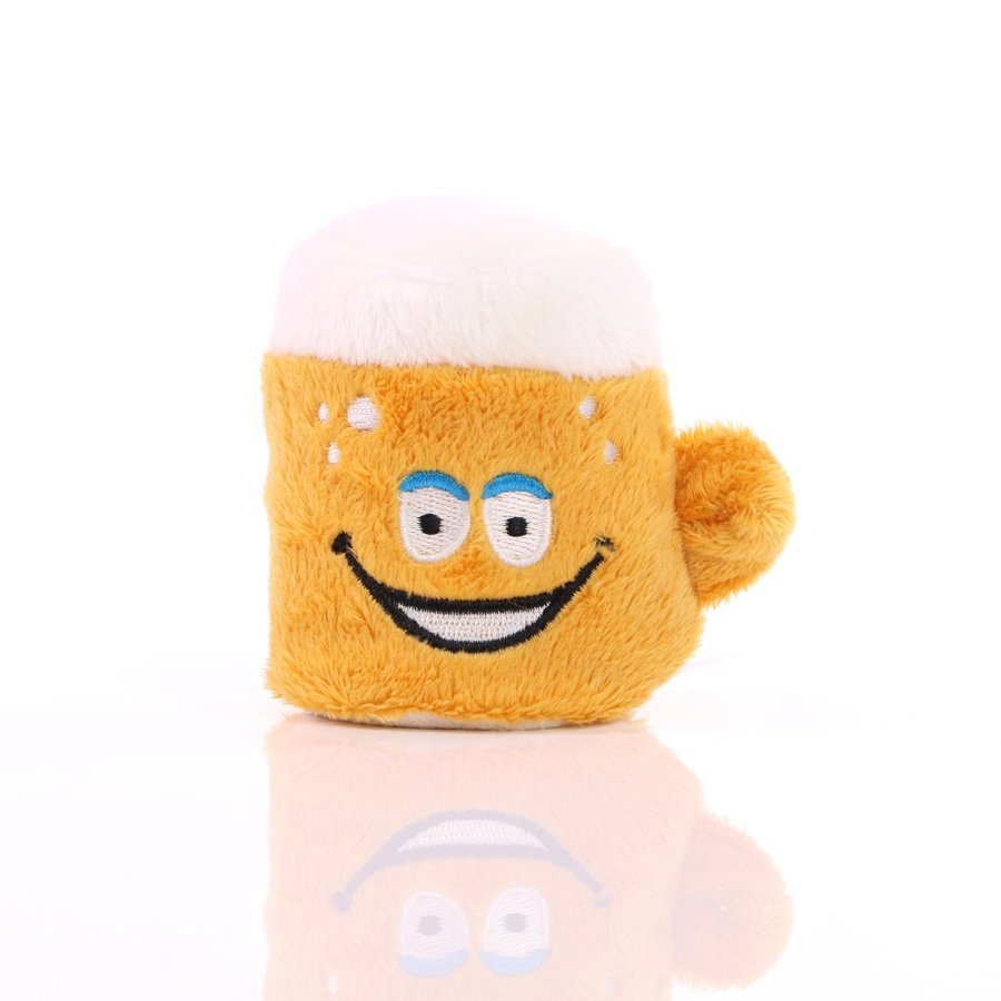 Mbw Schmoozies® Bier Stofftier mit Reinigungseffekt, Standard 7 cm, MBW160462