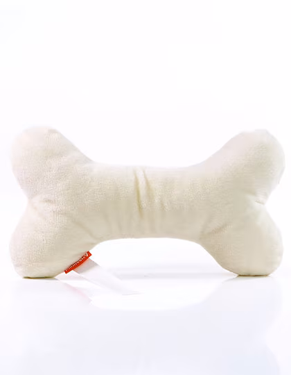 Mbw MiniFeet® Hundespielzeug Knochen mit Quietschfunktion, Creme One Size, MBW170008