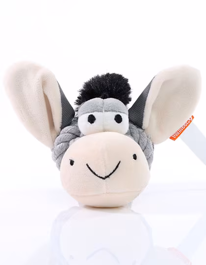 Mbw Hundespielzeug Knotentier Esel grau, Grey One Size, MBW170020