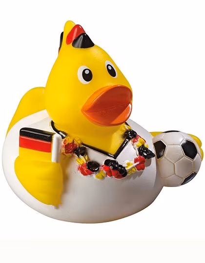 Mbw Schnabels® Quietsche-Ente Fußballfan 80 mm, Standard 80 mm, MBW31127