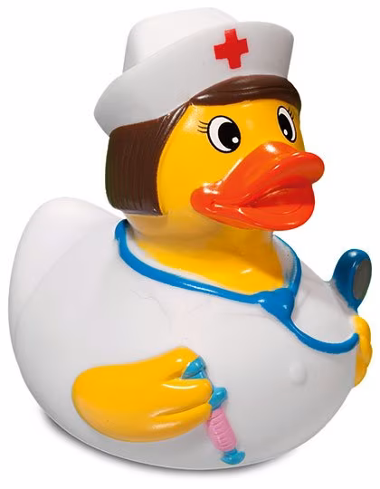 Mbw Schnabels® Quietsche-Ente Krankenschwester 80mm, Standard 80 mm, MBW31181