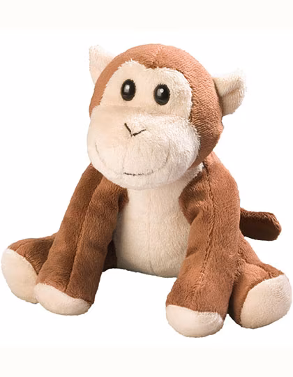 Mbw MiniFeet® Plush Toy Monkey Bjarne 18 cm, Standard 18 cm, MBW60012