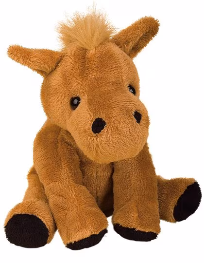 Mbw MiniFeet® Stofftier Pferd Claudia 16 cm, Standard 18 cm, MBW60035