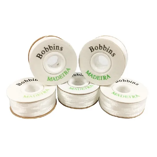 Madeira ROYAL Bobbin Thread Set 144 Pieces, White 120 m, MD900
