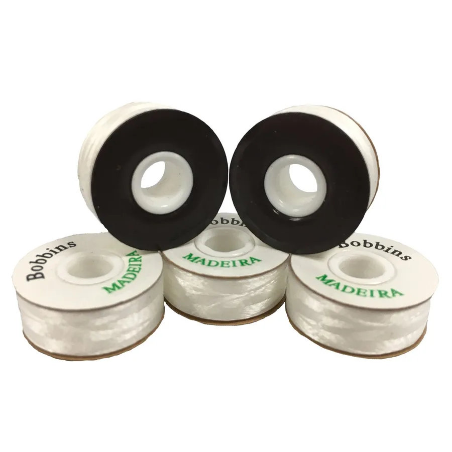 Madeira Magnetic Bobbins 144 Pieces, White 123 m, MD901