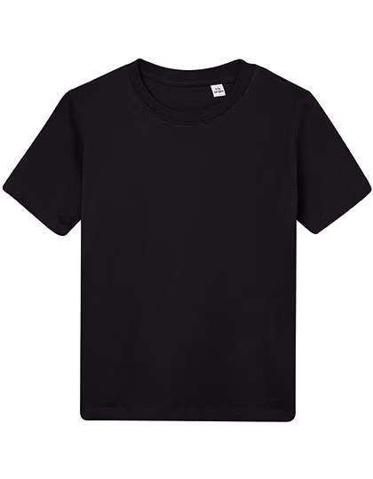 Mantis Kids T-shirt bio col rond, Black 12+, MK01