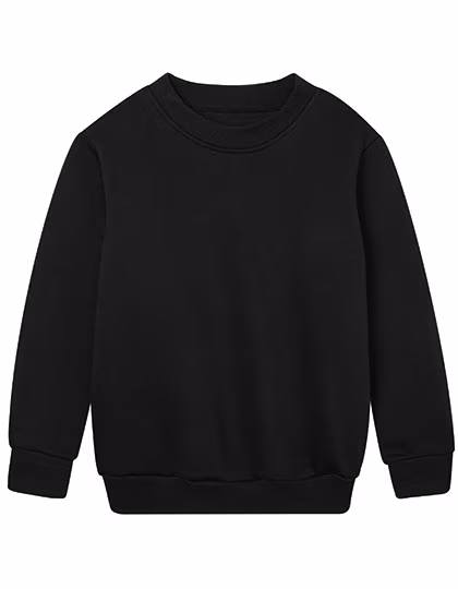 Mantis Kids Sweatshirt aus Bio-Baumwolle für Kinder, Black 2-3 Jahre, MK05