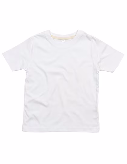 Mantis Kids Organic Cotton Kids T-Shirt with Neck Tape, White/Organic Natural 2-3 Jahre, MK15
